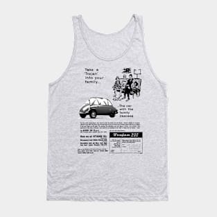 50s BUBBLECAR ADVERT Tank Top